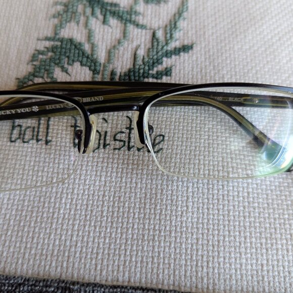 Lucky Brand Lucky You Nantucket Black Eyeglasses FRAMES 52-19-140 - Picture 8 of 8
